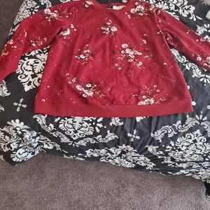 Torrid floral sweatshirt